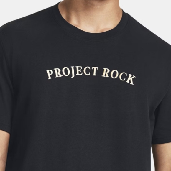 NWT UA Men's Project Rock Heavyweight Short Sleeve shirt - Picture 12 of 17